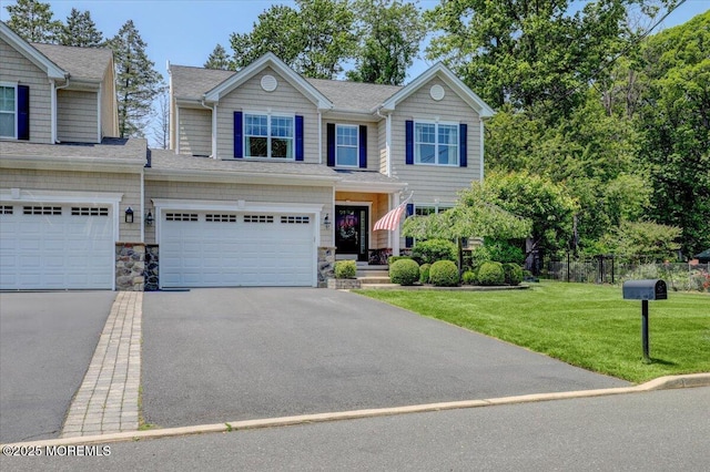 10 Unity Ct, Middletown, NJ 07748 - multi unit property with driveway, an attached garage, and stone siding