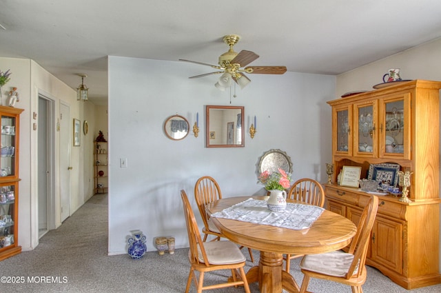 186 Laurel Pl Unit B, Whiting, NJ 08759 - dining room featuring light colored carpet and a ceiling fan