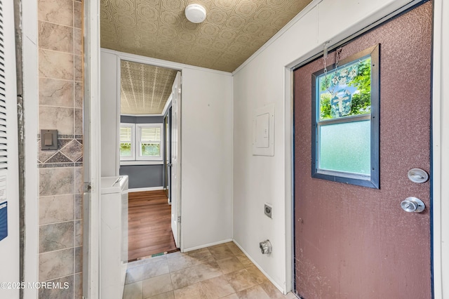 23 Southwind Cir, Jackson, NJ 08527 - washroom featuring baseboards, an ornate ceiling, and ornamental molding