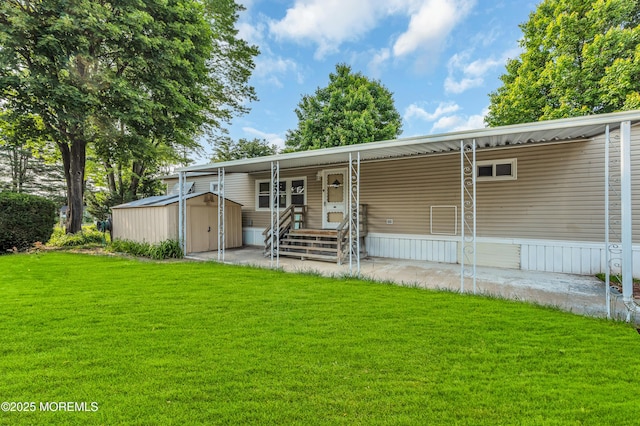 23 Southwind Cir, Jackson, NJ 08527 - manufactured / mobile home featuring a front lawn