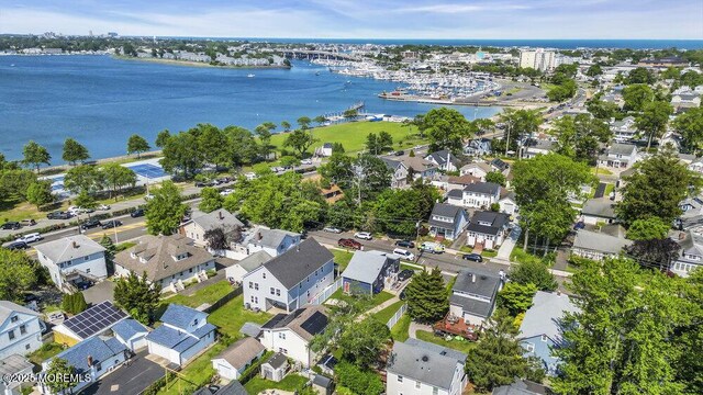 1208 Pine Tree Way, Belmar, NJ 07719 - aerial view of residential area with a large body of water
