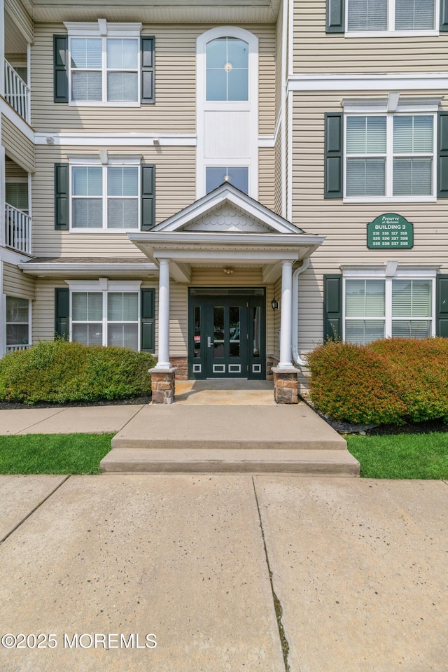 326 Sloan Ct, Matawan, NJ 07747 - doorway to property with french doors