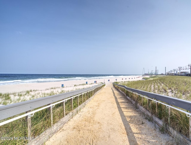 305 Franklin Ave, Seaside Heights, NJ 08751 - water view featuring local beach