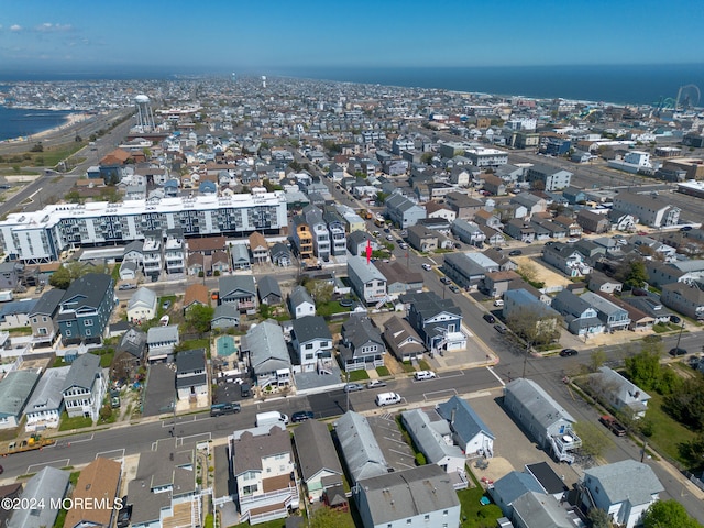305 Franklin Ave, Seaside Heights, NJ 08751 - aerial overview of property's location with a large body of water and nearby suburban area