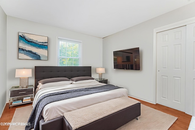 35 High Ridge Rd, Ocean Twp, NJ 07712 - bedroom featuring wood finished floors and a closet