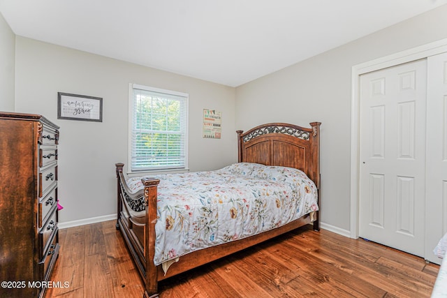 35 High Ridge Rd, Ocean Twp, NJ 07712 - bedroom with hardwood / wood-style floors and baseboards