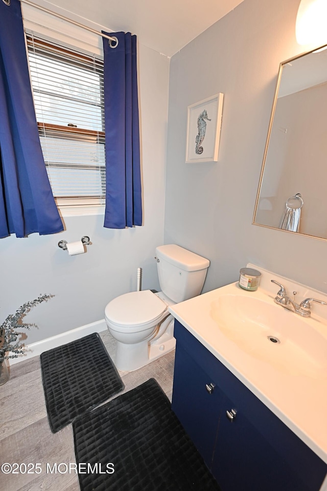 8 Michelle Ave, South Amboy, NJ 08879 - bathroom featuring vanity, toilet, and baseboards