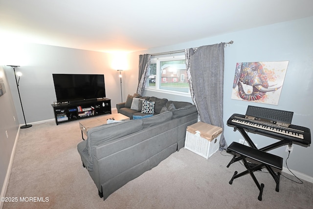 8 Michelle Ave, South Amboy, NJ 08879 - carpeted living area featuring baseboards