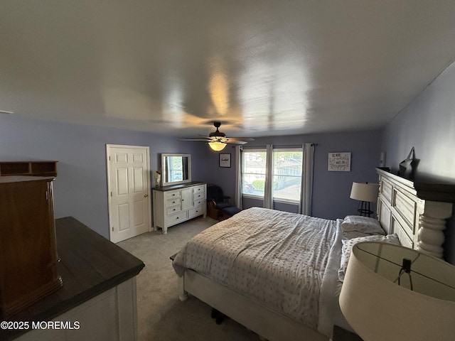 27 Pacific Ave, North Middletown, NJ 07748 - bedroom with light colored carpet and ceiling fan