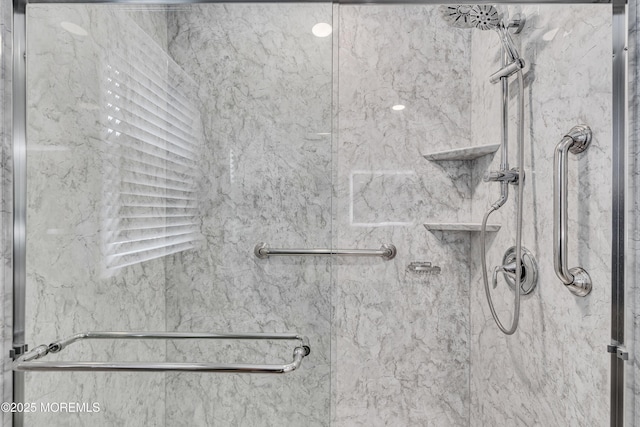 711 Chelsea St, Forked River, NJ 08731 - full bathroom featuring a marble finish shower