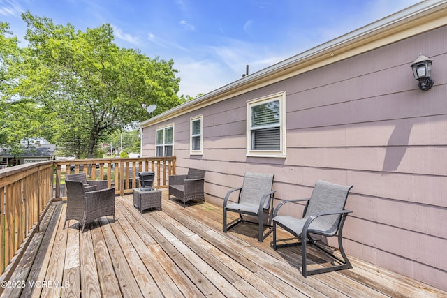 711 Chelsea St, Forked River, NJ 08731 - view of wooden deck