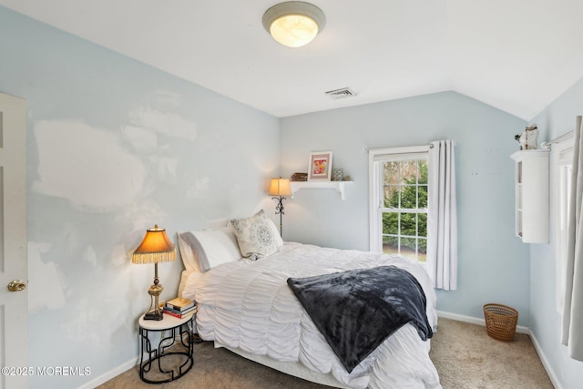 1592 W Front St, Lincroft, NJ 07738 - bedroom featuring carpet floors, lofted ceiling, and baseboards
