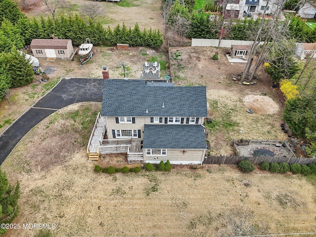 1592 W Front St, Lincroft, NJ 07738 - view from above of property