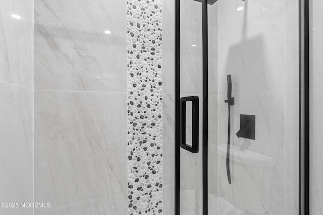 5 Rose St, Lincroft, NJ 07738 - bathroom featuring a marble finish shower