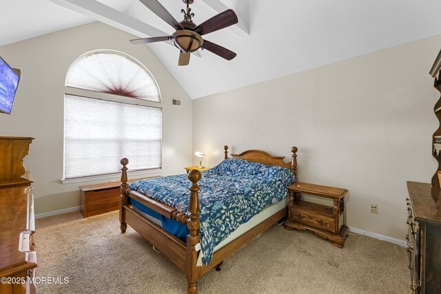 17 Durell Dr, Jackson, NJ 08527 - bedroom with carpet flooring, multiple windows, baseboards, and high vaulted ceiling