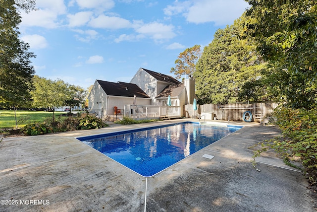17 Durell Dr, Jackson, NJ 08527 - view of swimming pool with a deck and a patio area