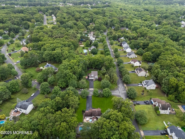 17 Durell Dr, Jackson, NJ 08527 - aerial perspective of suburban area featuring a forest