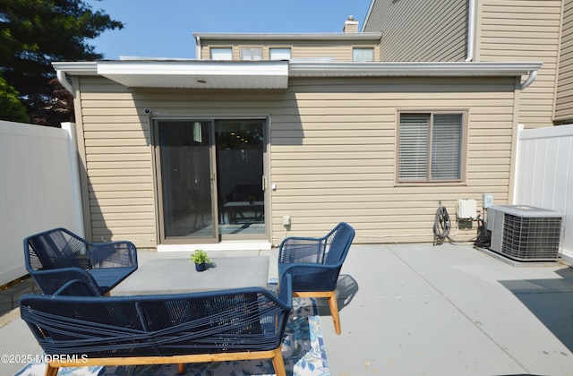 11 Fern Ct, Tinton Falls, NJ 07724 - view of patio featuring central AC unit