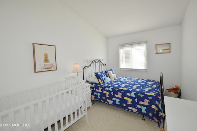 11 Fern Ct, Tinton Falls, NJ 07724 - bedroom featuring vaulted ceiling and carpet floors