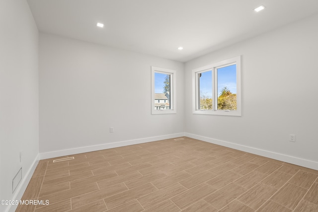 441 Slocum Pl, Oakhurst, NJ 07755 - unfurnished room with baseboards, light wood-style flooring, and recessed lighting
