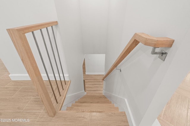 441 Slocum Pl, Oakhurst, NJ 07755 - staircase featuring wood finished floors and baseboards