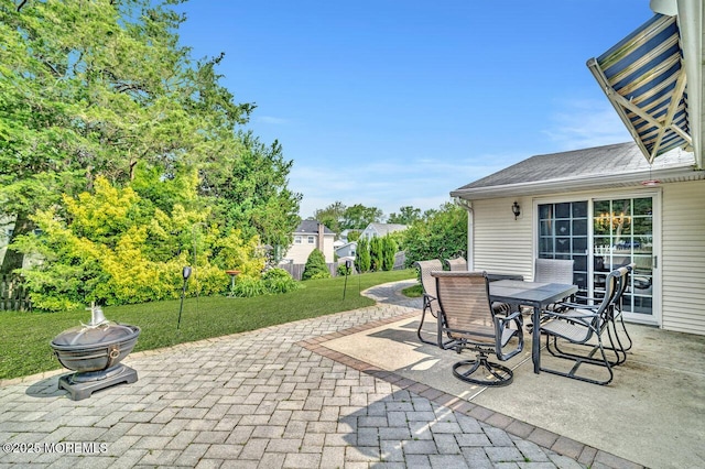 153 Lloyd Rd, Matawan, NJ 07747 - view of patio with outdoor dining space