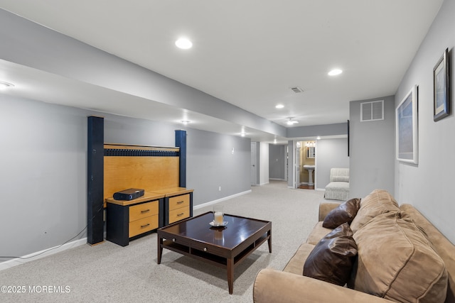 23 Emma Ln, Jackson, NJ 08527 - living area featuring light colored carpet and recessed lighting