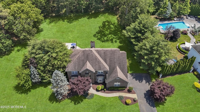 23 Emma Ln, Jackson, NJ 08527 - aerial view of property and surrounding area with a pool area