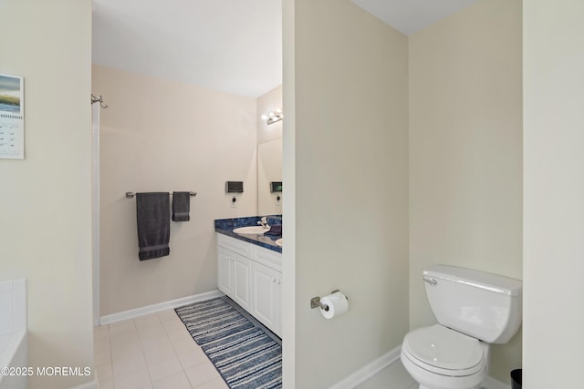 1 Maywood Run, Tinton Falls, NJ 07753 - full bathroom with vanity, tile patterned floors, and a shower