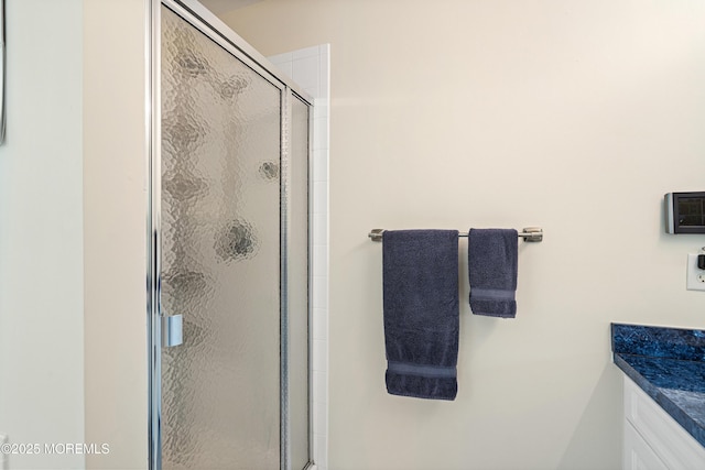 1 Maywood Run, Tinton Falls, NJ 07753 - bathroom featuring a stall shower and vanity