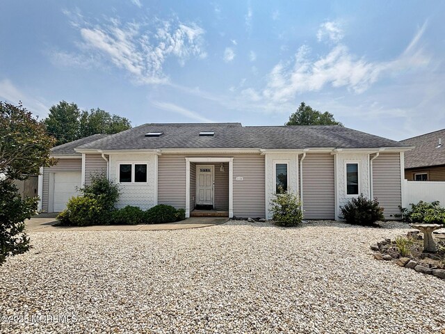 1124 Skiff Way Dr, Forked River, NJ 08731 - view of front facade with a garage