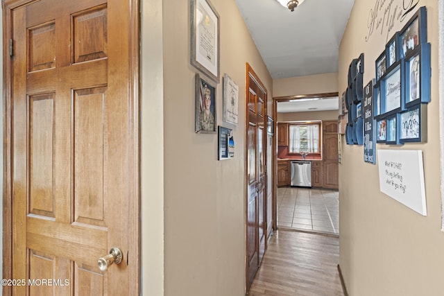 1172 Laurel Dr, Toms River, NJ 08753 - hall with wood finished floors