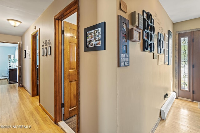 1172 Laurel Dr, Toms River, NJ 08753 - corridor featuring light wood finished floors and plenty of natural light