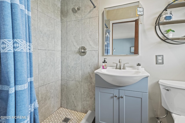 1172 Laurel Dr, Toms River, NJ 08753 - full bathroom featuring vanity and a tile shower