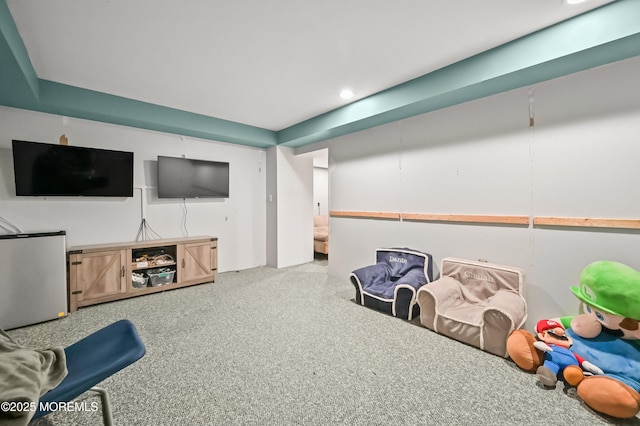 201 Manfre Ct, Freehold, NJ 07728 - playroom with carpet flooring and recessed lighting