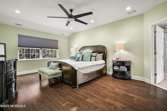 201 Manfre Ct, Freehold, NJ 07728 - bedroom featuring wood finished floors, baseboards, a ceiling fan, and recessed lighting