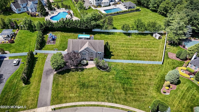 201 Manfre Ct, Freehold, NJ 07728 - bird's eye view of a pool