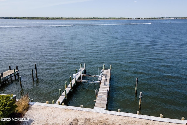 275 Curtis Point Dr, Mantoloking, NJ 08738 - dock with a water view and boat lift