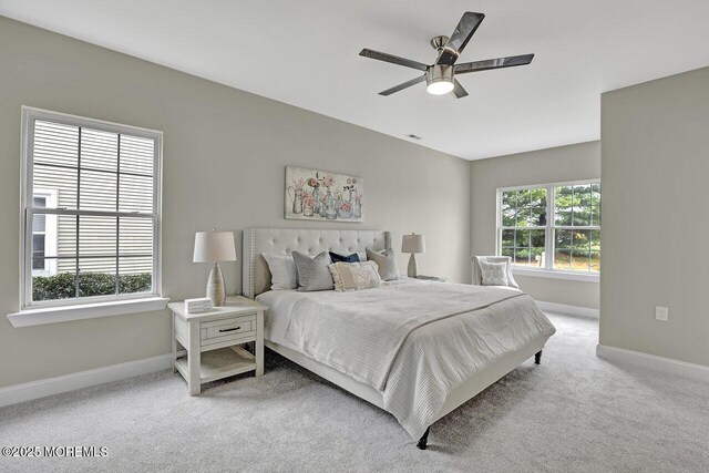 6 Isabella Dr, Manchester, NJ 08759 - carpeted bedroom featuring baseboards and a ceiling fan