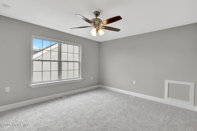 6 Isabella Dr, Manchester, NJ 08759 - spare room featuring baseboards, ceiling fan, carpet flooring, and a smoke detector