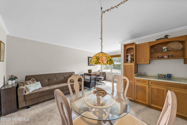 100 Seaview Ave Unit 4-12, Monmouth Beach, NJ 07750 - dining room with crown molding and light colored carpet