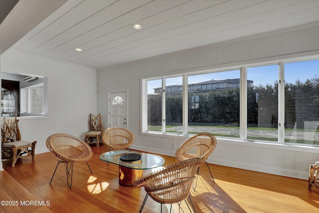 58 Ocean Ave, Deal, NJ 07723 - dining room with wood finished floors, healthy amount of natural light, and recessed lighting