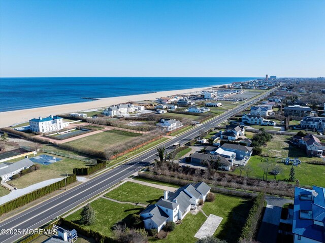 58 Ocean Ave, Deal, NJ 07723 - bird's eye view of waterfront with a beach