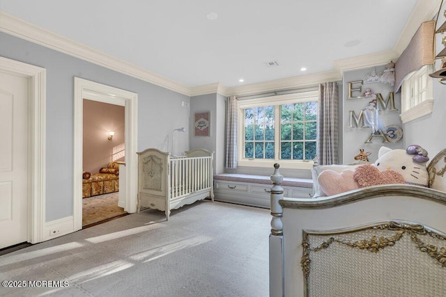 23 Pilgrim Way, Colts Neck, NJ 07722 - bedroom with crown molding and baseboards
