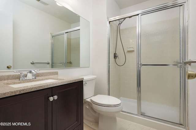 40 Smoke Tree Ter Unit 142, Red Bank, NJ 07701 - full bathroom featuring a stall shower, vanity, and tile patterned flooring