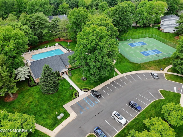 40 Smoke Tree Ter Unit 142, Red Bank, NJ 07701 - aerial view of a pool