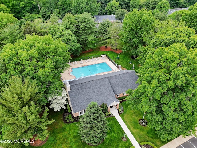 40 Smoke Tree Ter Unit 142, Red Bank, NJ 07701 - bird's eye view of a pool