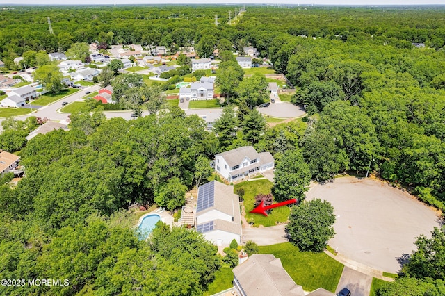 1102 Schencks Mill Line Rd, Toms River, NJ 08753 - aerial view of residential area featuring a forest