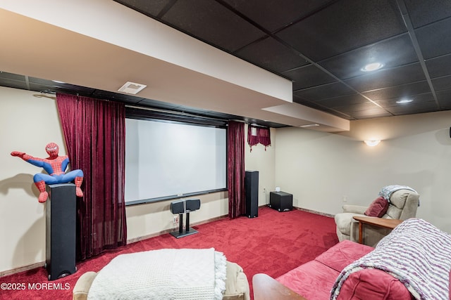 1102 Schencks Mill Line Rd, Toms River, NJ 08753 - carpeted cinema room with baseboards