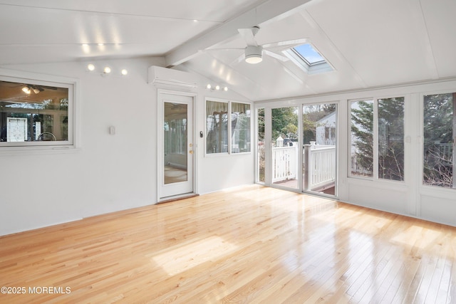2005 Nassau Dr, Spring Lake, NJ 07762 - unfurnished sunroom featuring a skylight